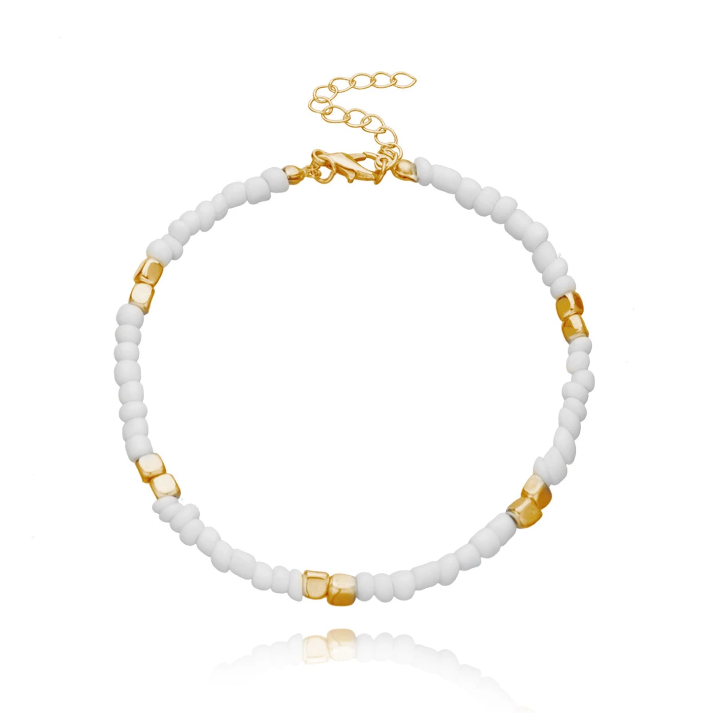 SORANO Glass Beaded Anklet