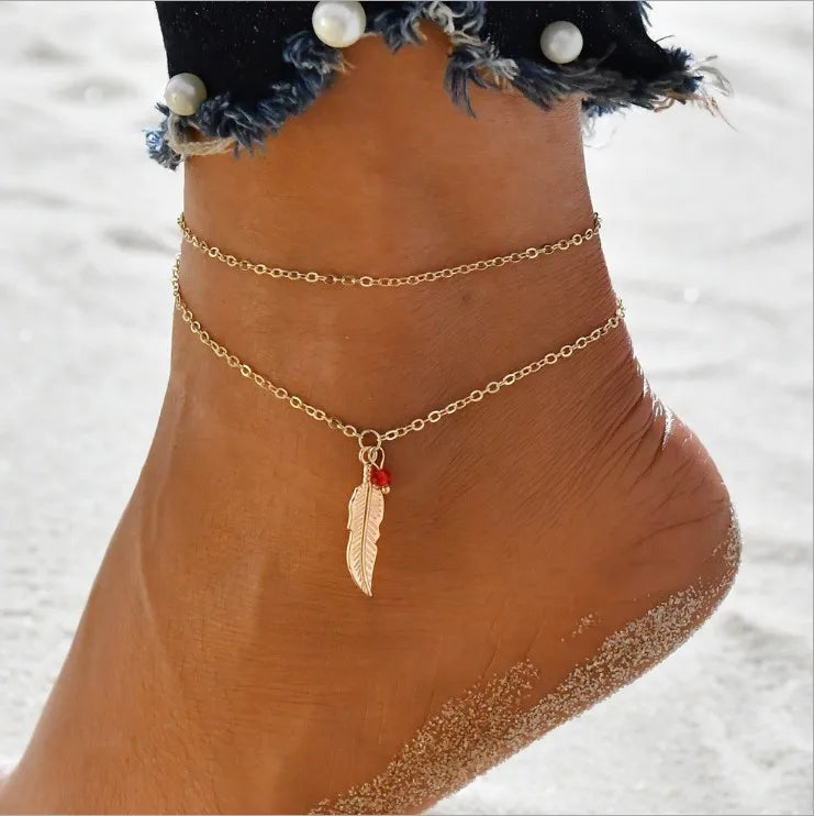 FINITE HEART Anklets