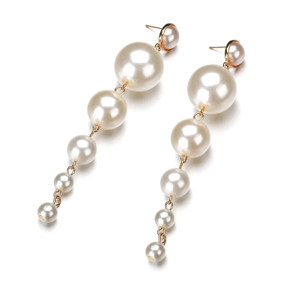 SLASH Pearl Earrings