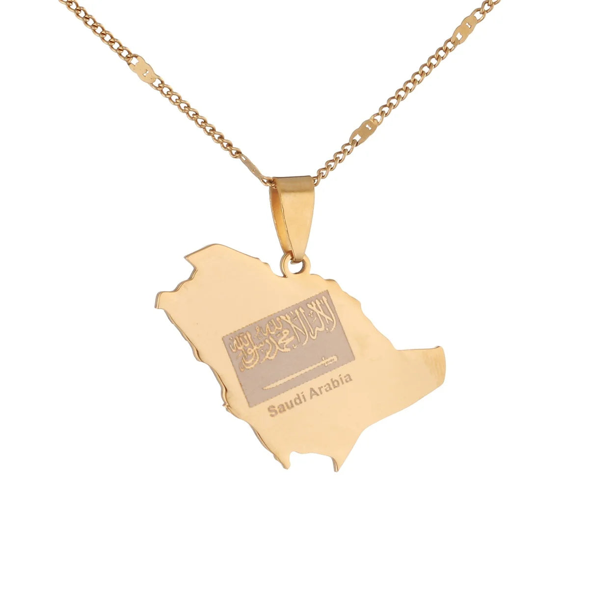 94TH Saudi Map Necklace