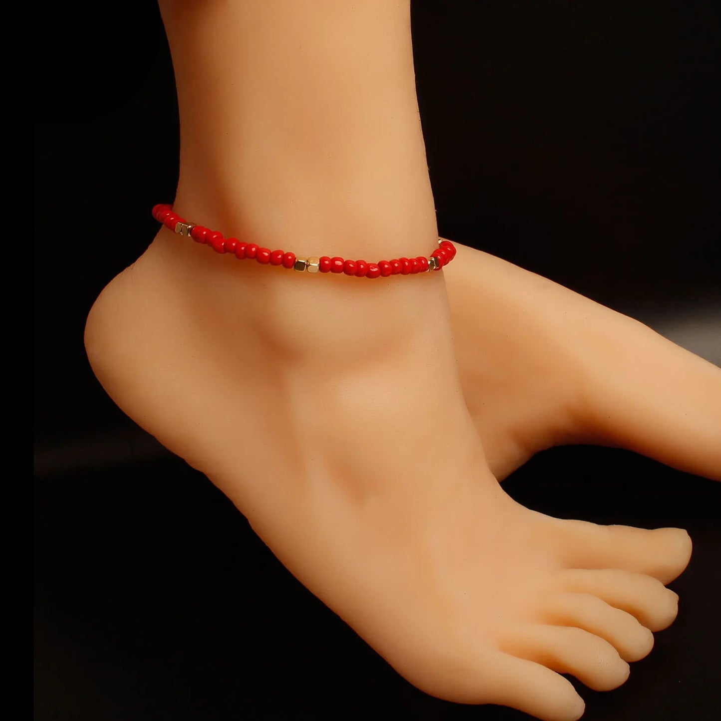 SORANO Glass Beaded Anklet