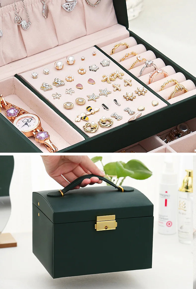 Three-layer Jewelry Storage Box