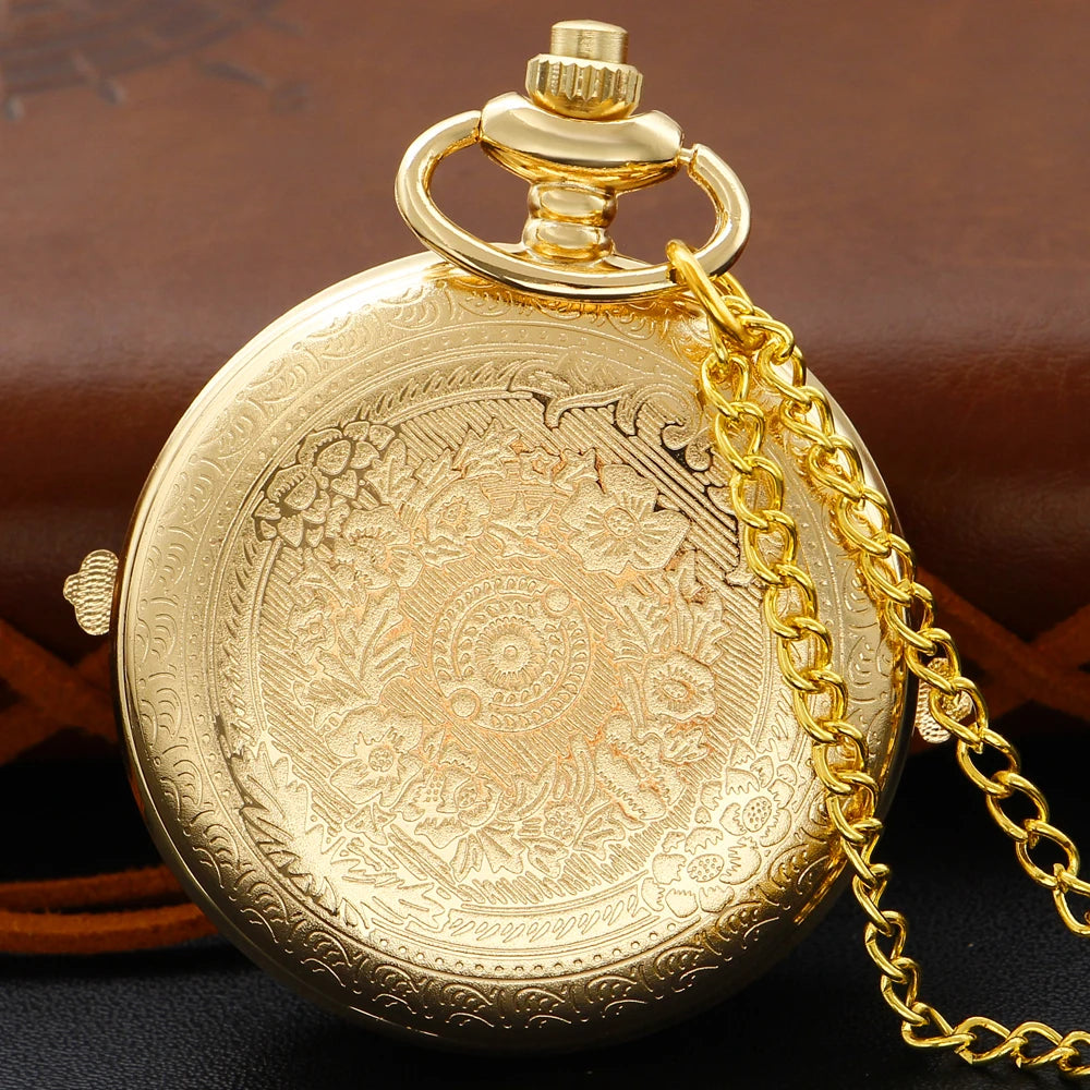 Golden Hourglass Watch