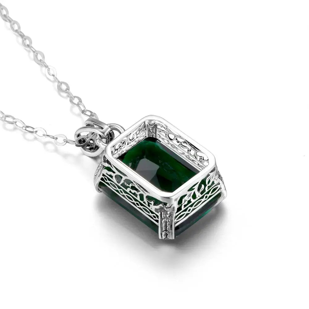 EMERALD 14K Gold Necklace