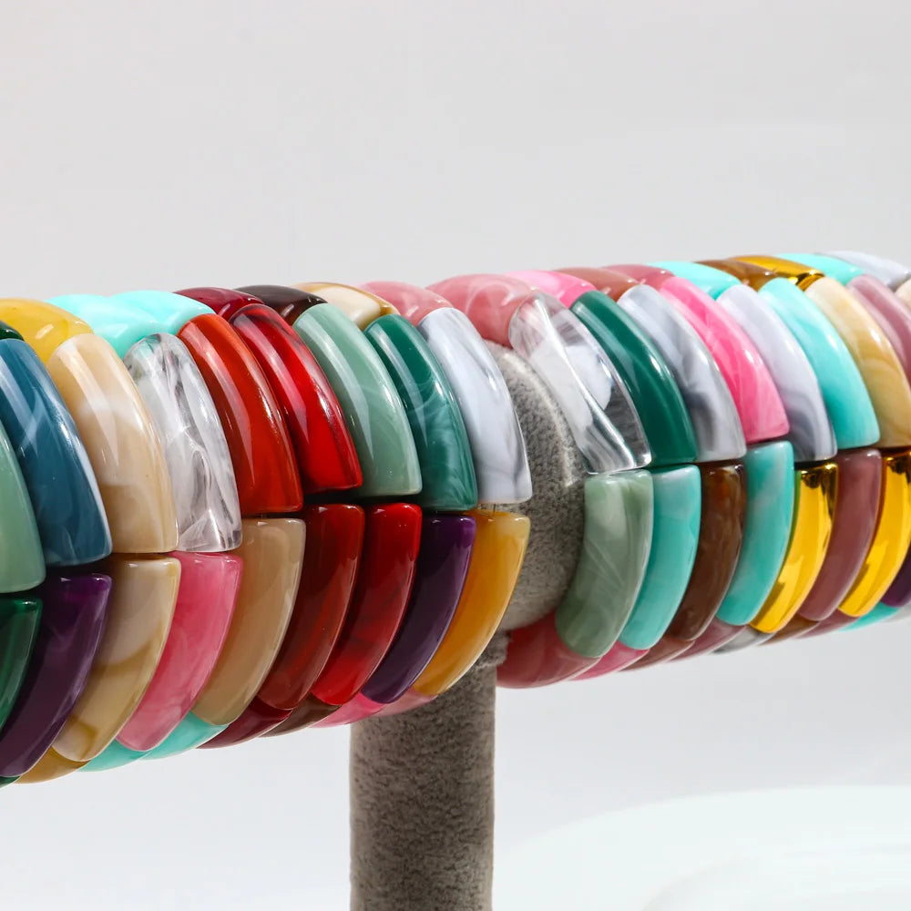 Acrylic Stacked Bangles