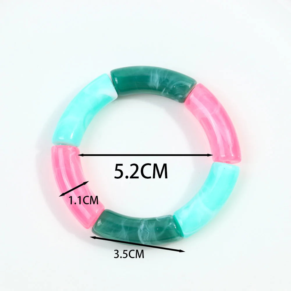 Acrylic Stacked Bangles