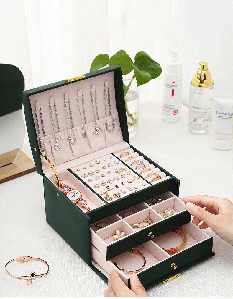 Three-layer Jewelry Storage Box