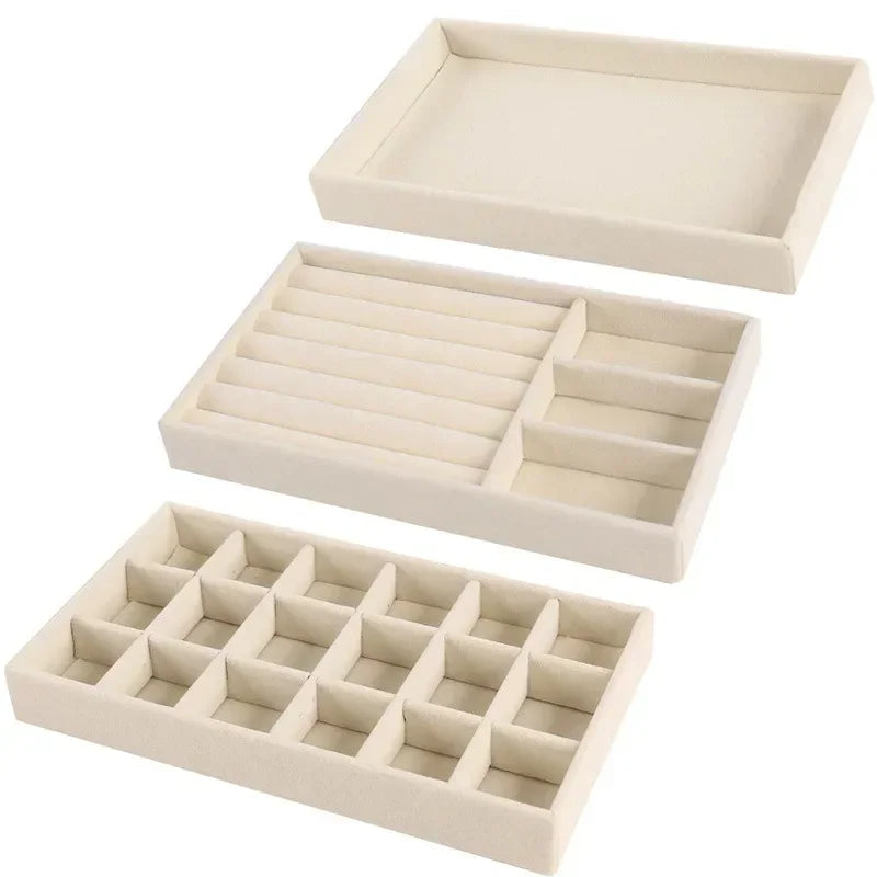 Box Tray Holder Jewelry Storage Case