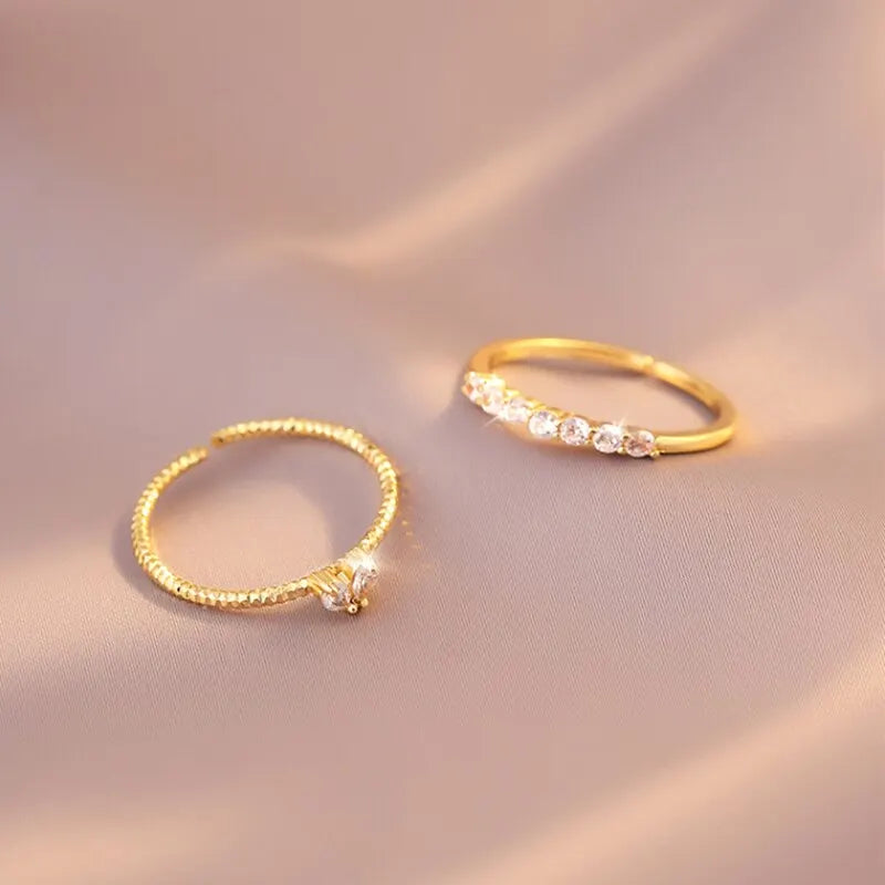 GOLD TWIN Ring