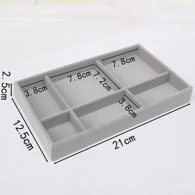 Box Tray Holder Jewelry Storage Case