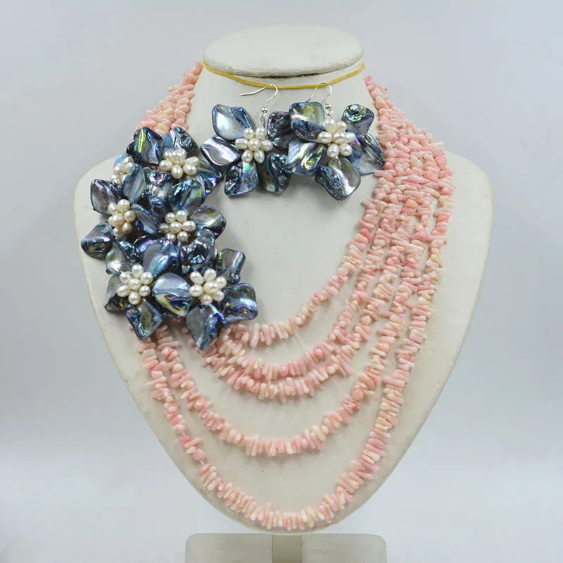 Nigerian Coral Beads Necklace