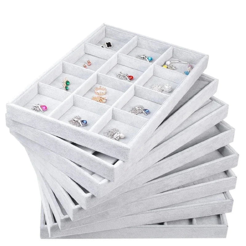 Box Tray Holder Jewelry Storage Case