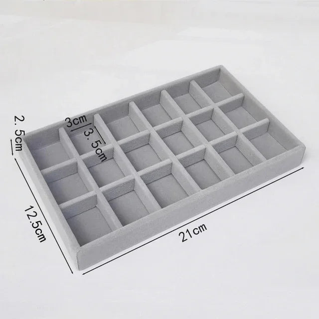 Box Tray Holder Jewelry Storage Case