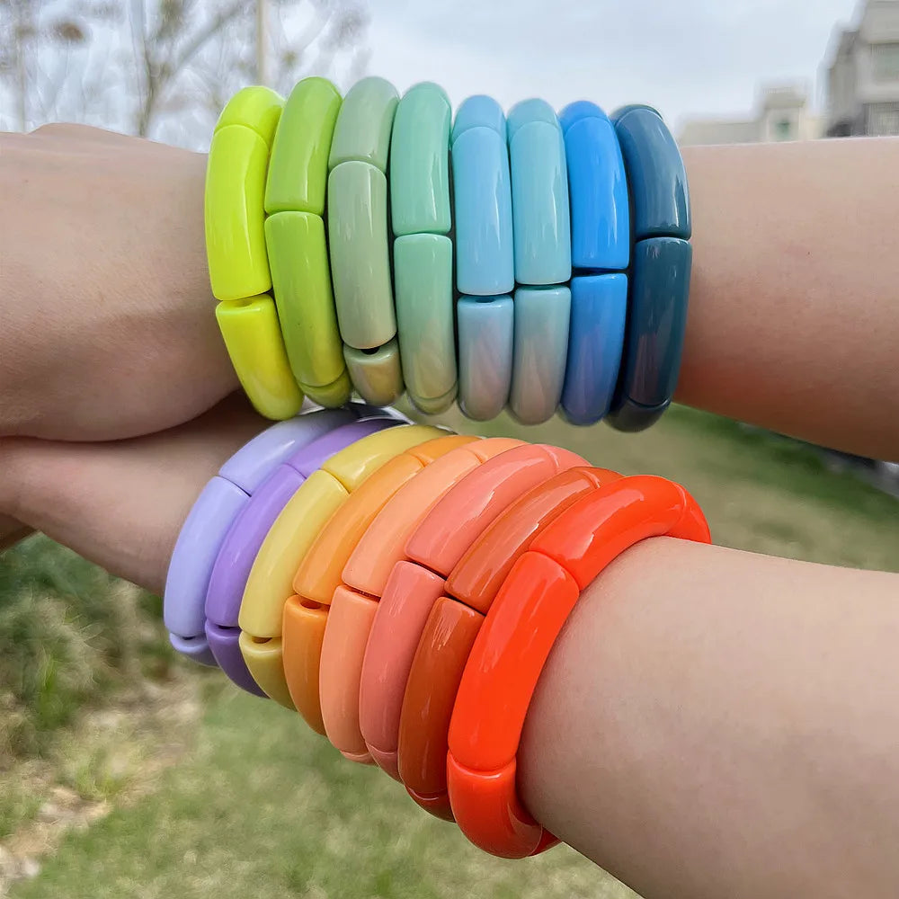 Acrylic Stacked Bangles