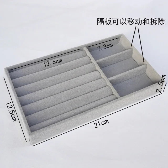 Box Tray Holder Jewelry Storage Case