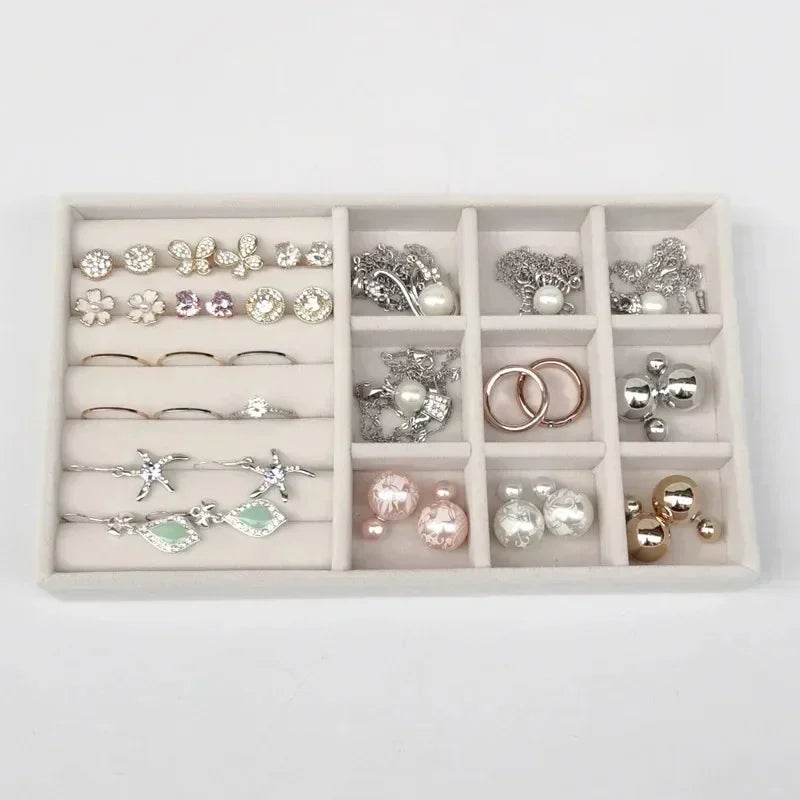 Box Tray Holder Jewelry Storage Case