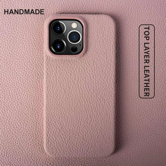 IPHONE 15 Genuine Leather Case