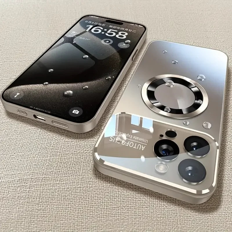 IPHONE 11 Titanium Metallic Magnetic Case