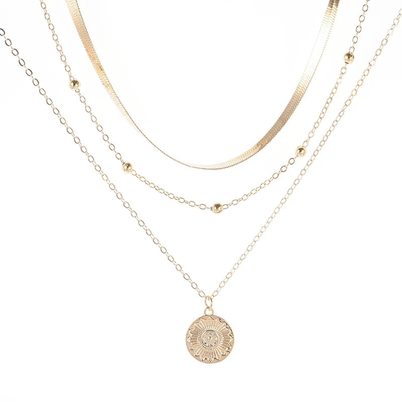 Athina Three-Layer Necklace