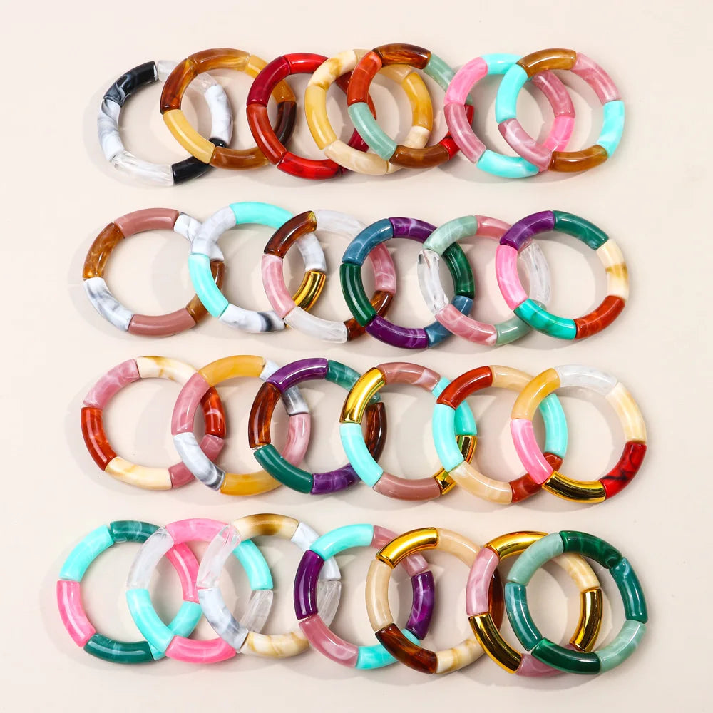 Acrylic Stacked Bangles