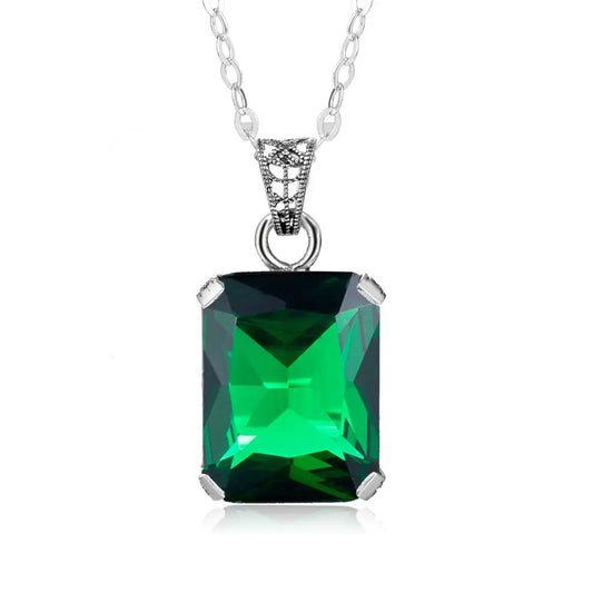 EMERALD 14K Gold Necklace