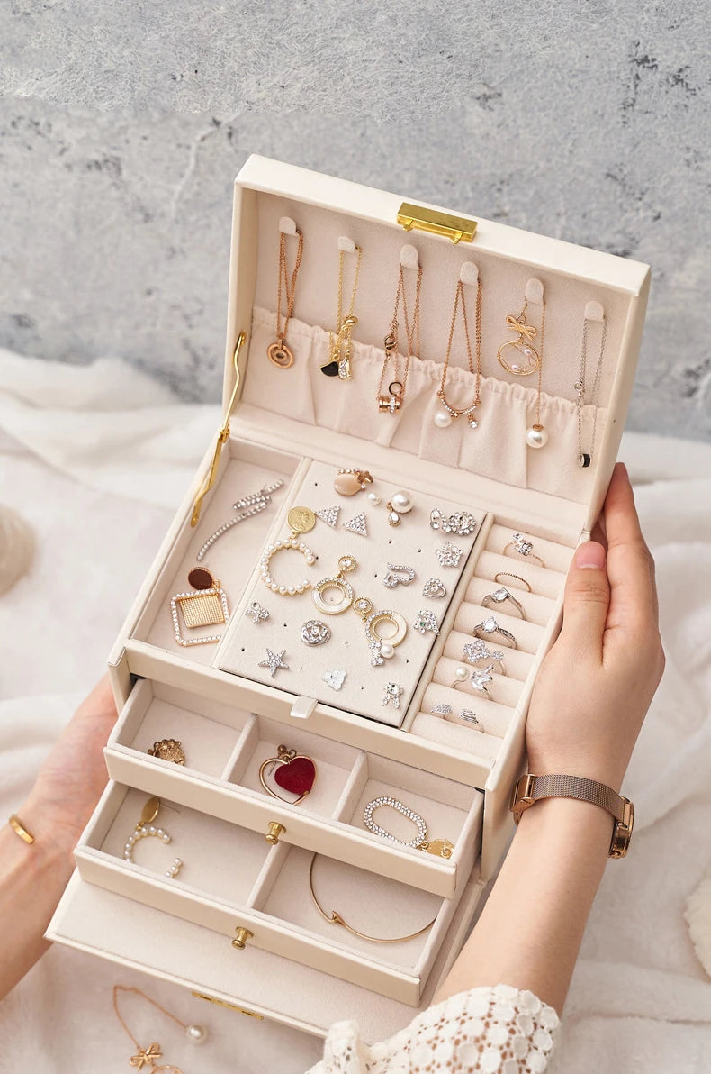 Three-layer Jewelry Storage Box