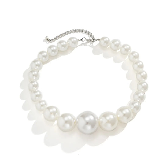 Pearl Choker BOLD Necklace Bracelets