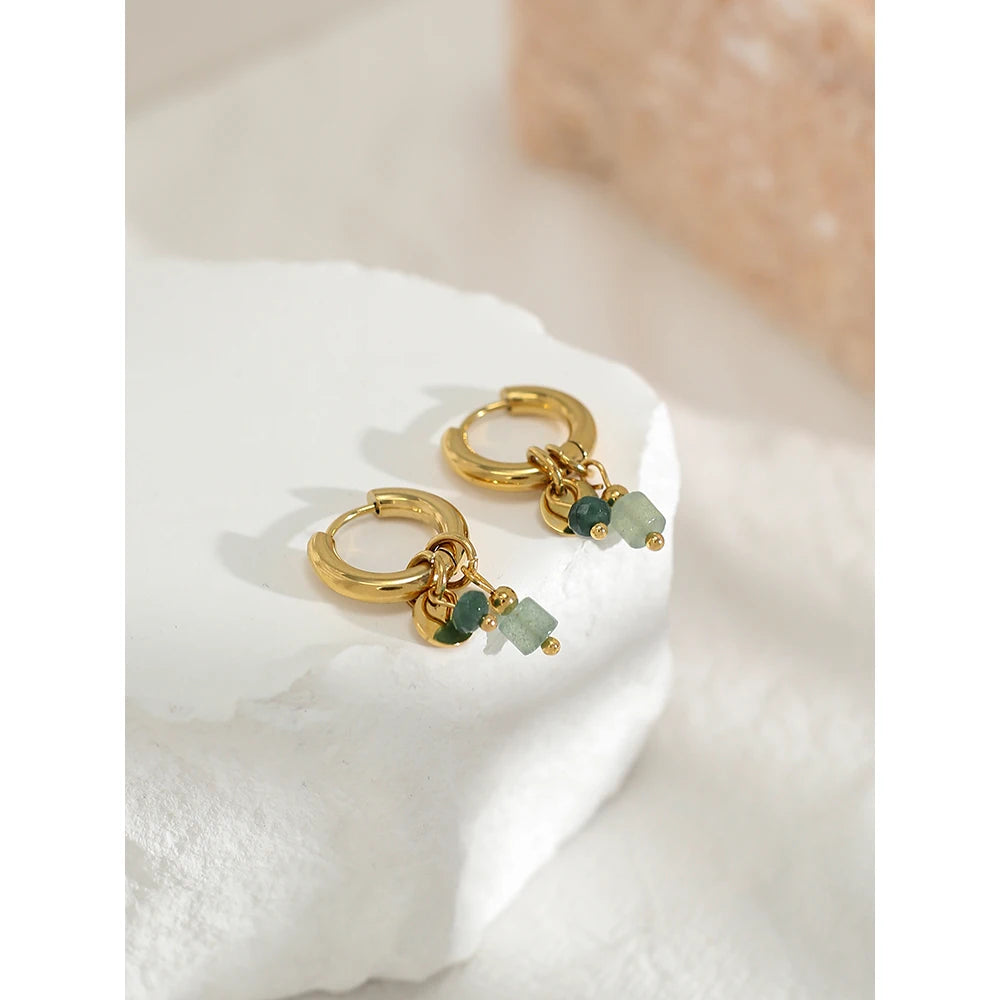 18K Gold HOOK Earrings