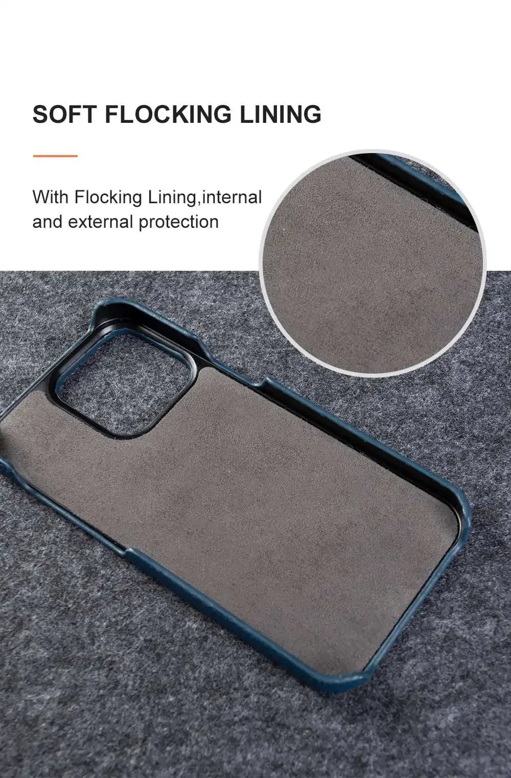 IPHONE 15 Genuine Leather Case