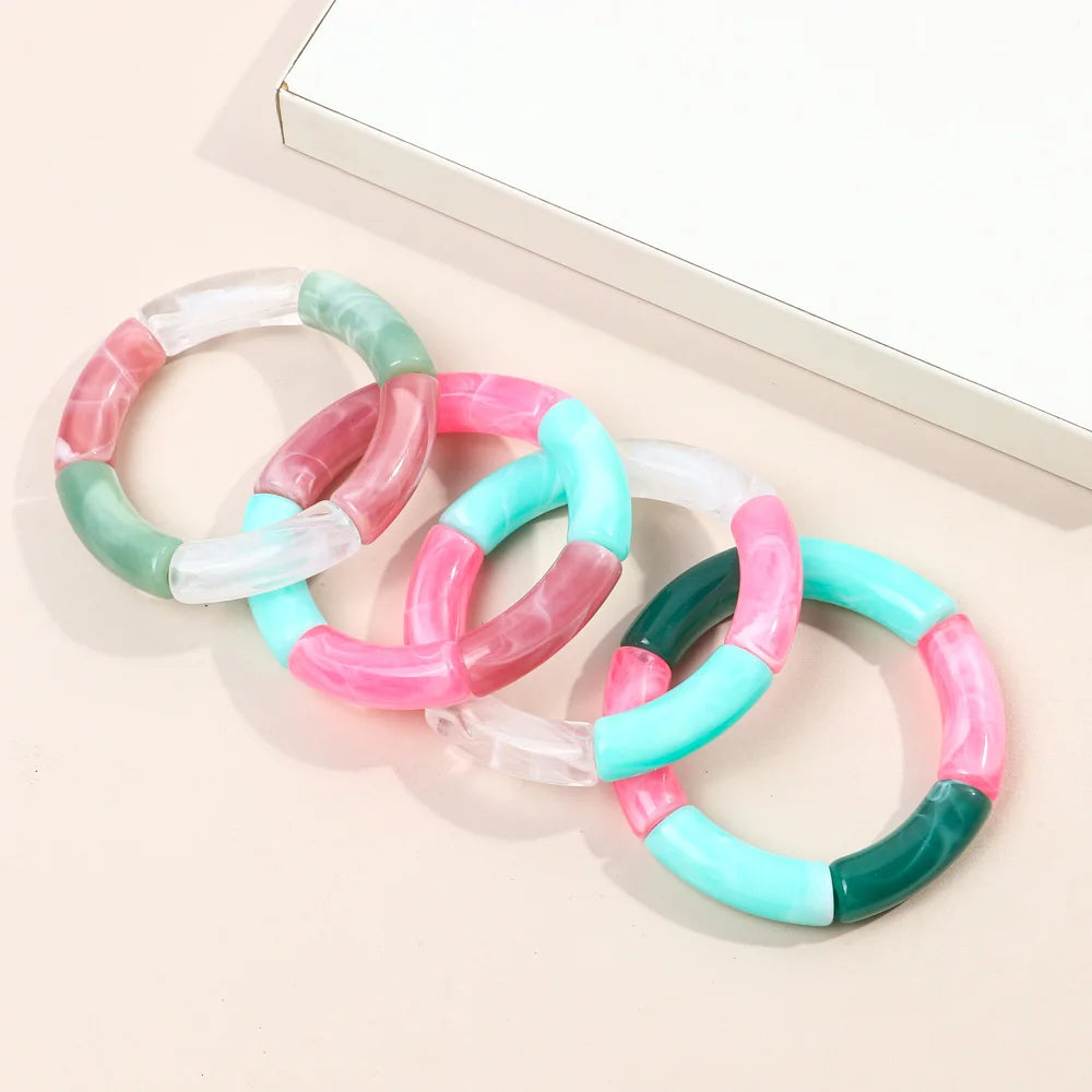 Acrylic Stacked Bangles