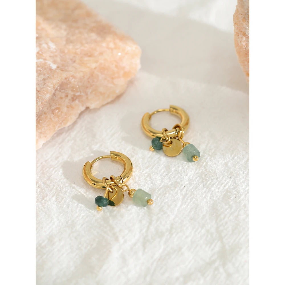 18K Gold HOOK Earrings