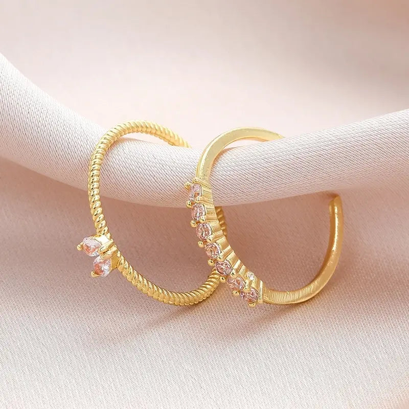 GOLD TWIN Ring