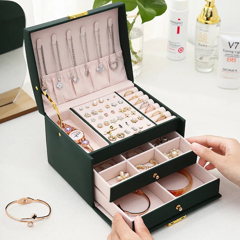 Three-layer Jewelry Storage Box