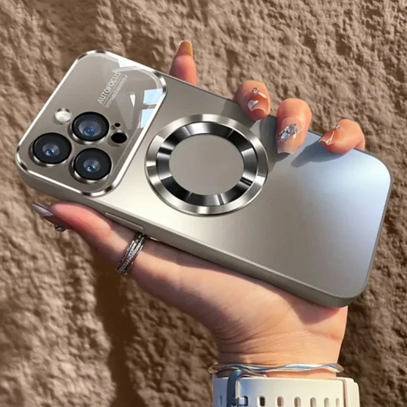 IPHONE 11 Titanium Metallic Magnetic Case