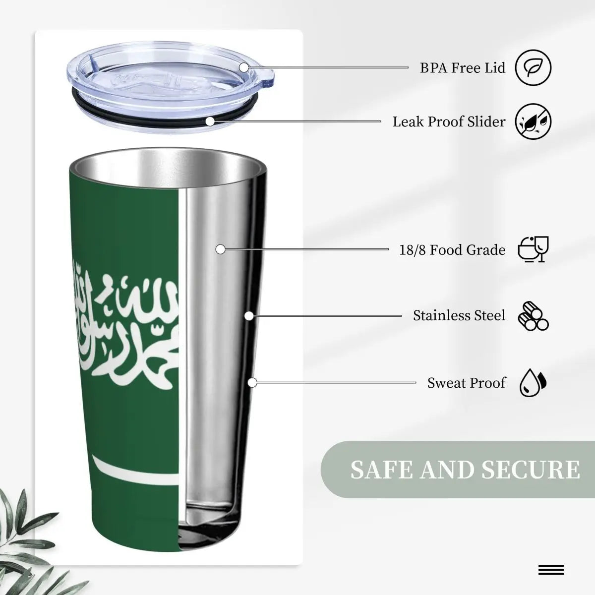 SAUDI FLAG COFFEE