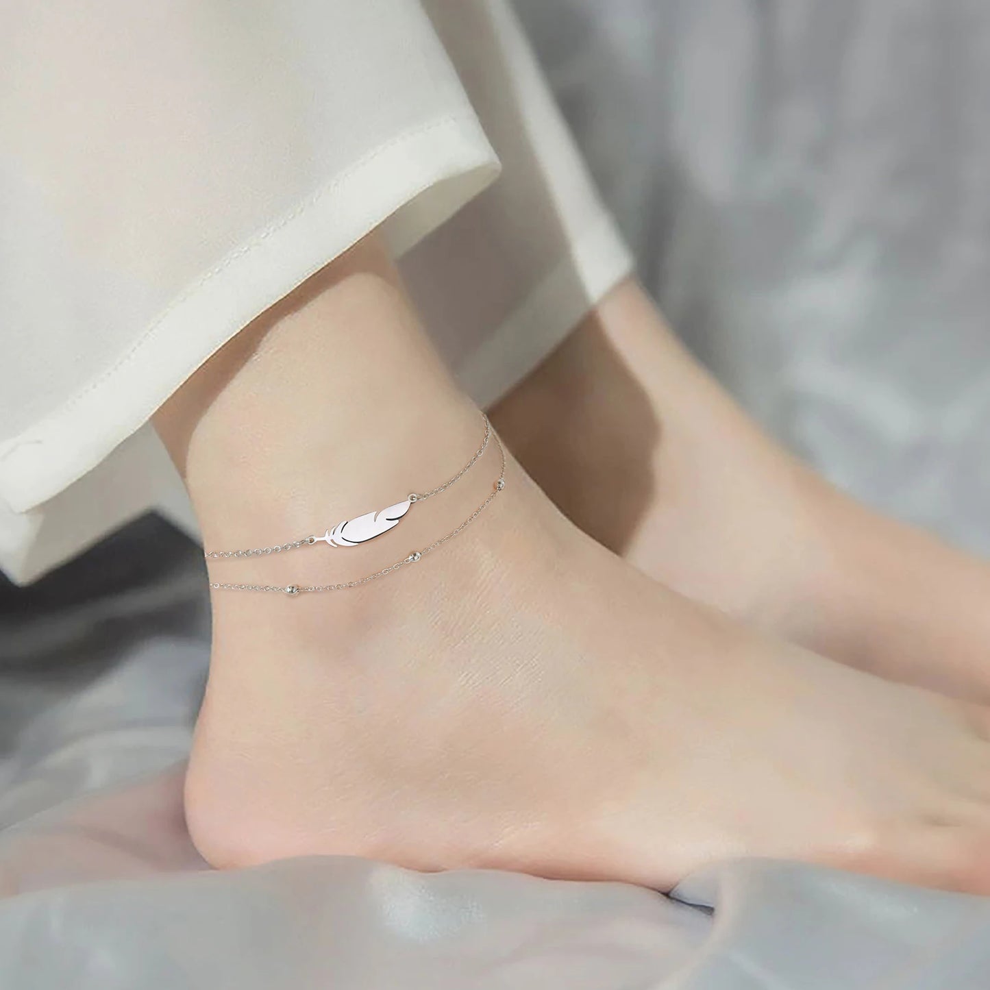 FEATHER Anklet