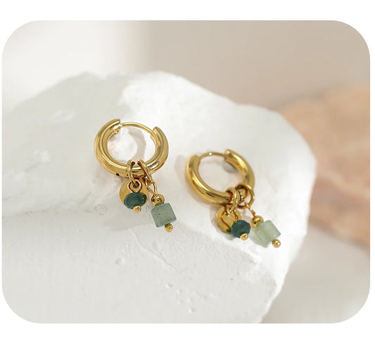 18K Gold HOOK Earrings