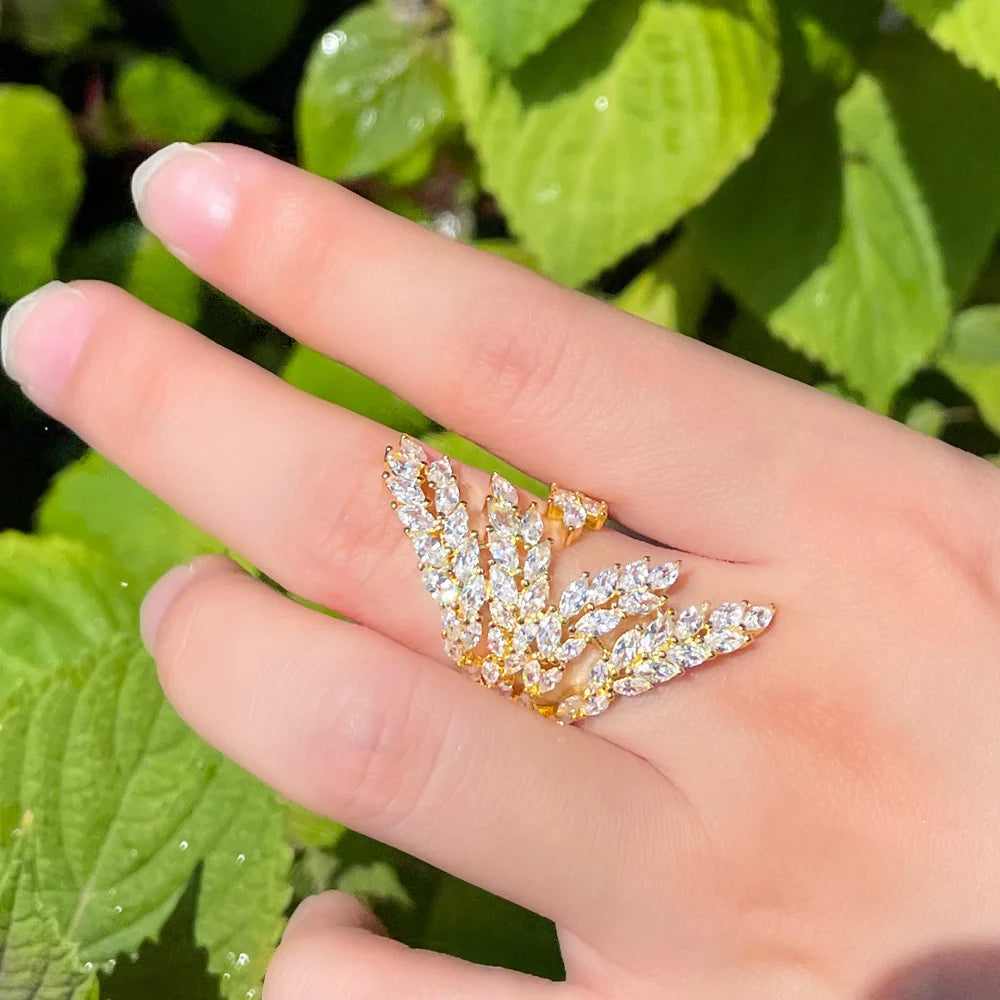 LEAF SERIES Adjustable Ring