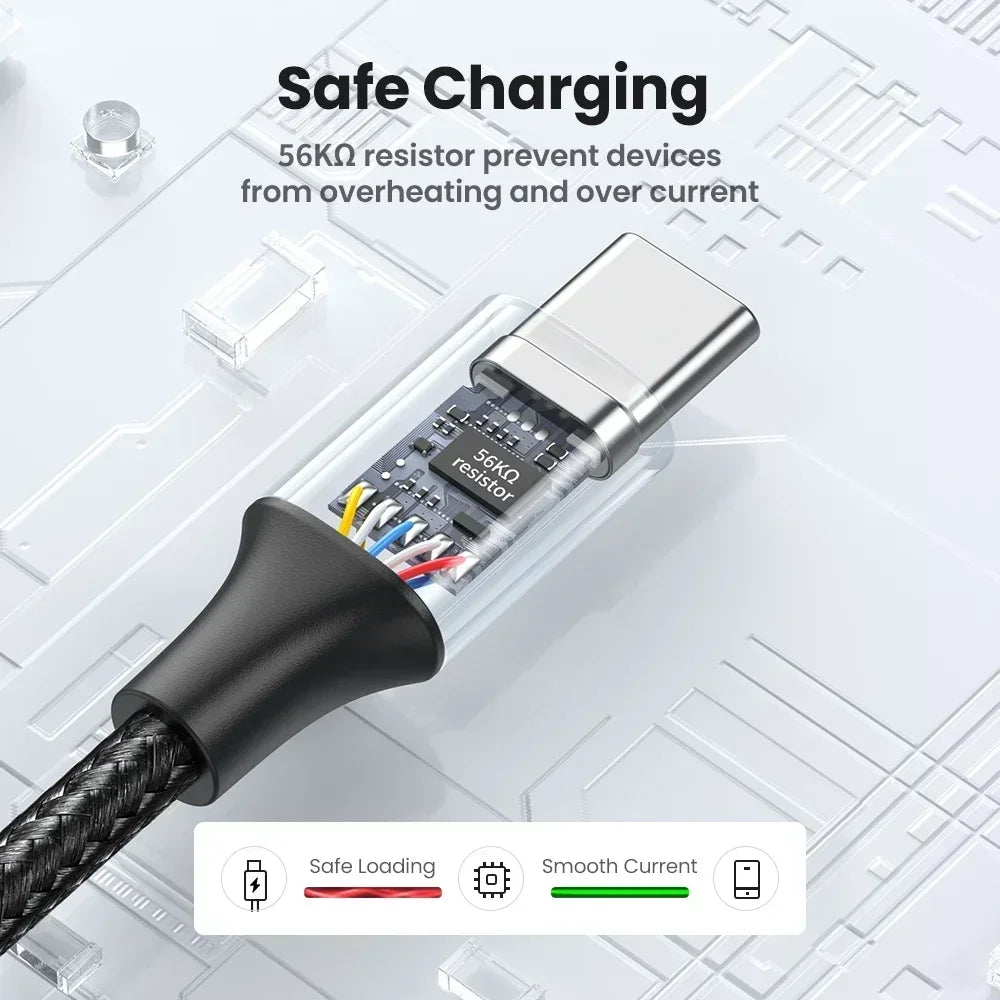 UGREEN 3A USB Type C Cable Nylon Braided