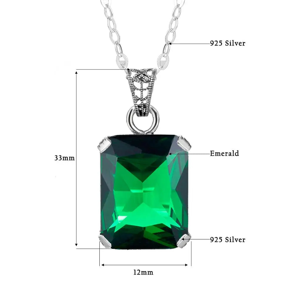 EMERALD 14K Gold Necklace